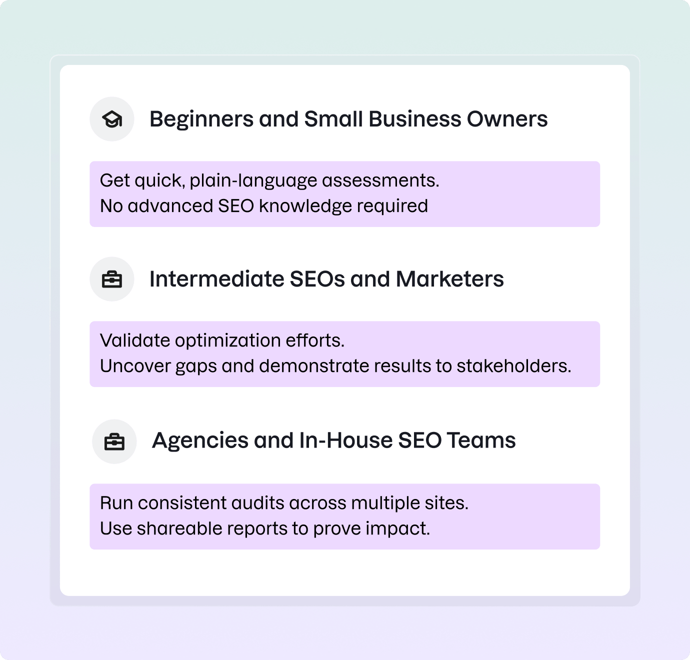 ウェブサイト SEO チェッカーから最も恩恵を受けるのは誰ですか？